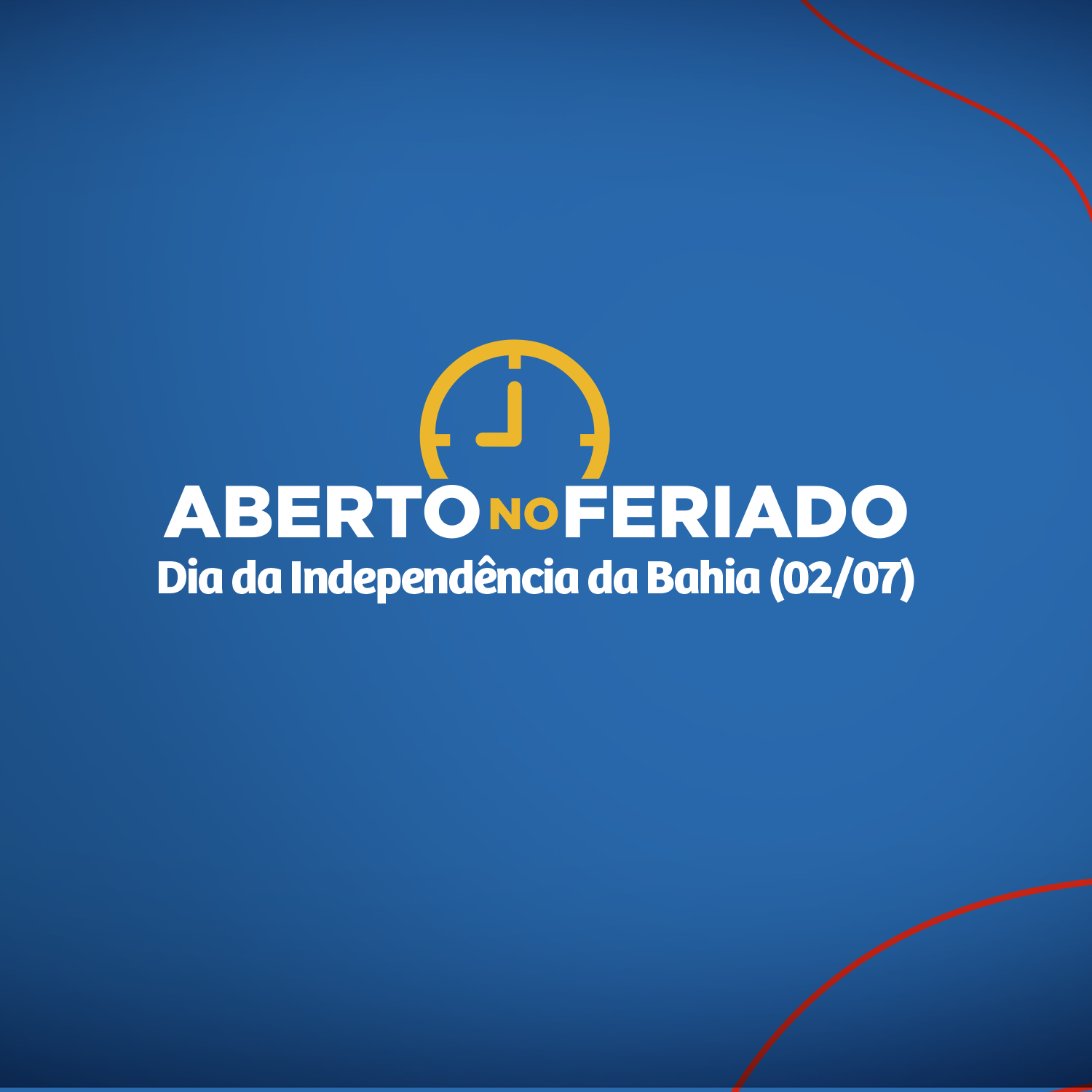 02 de julho: confira nosso horário de funcionamento